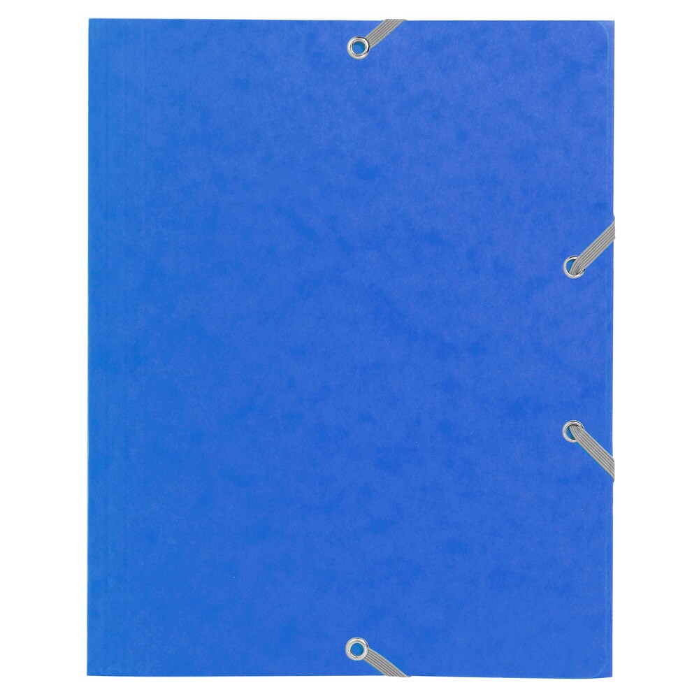 Exacompta Sammelmappe mit Gummizug und 3 Klappen aus Manila Karton 400g/qm, 24x19cm