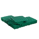 thumbnail of 20 Stück Kunststoff Bodenrost Bodenplatte für Sauna/Garten/Poolbereich 500 x 500 x 25 mm Grün
