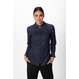 thumbnail of Chef Works® Damenkochjacke NEPAL Flex Serie nachhaltig, Reissverschluss, Cool Vent™, Graublau, Größe 2XL