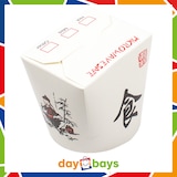 thumbnail of DayBays 5000 Stk. Dönerbox 26 OZ 750 ml Papier+PE-beschichtet Rund mit Druck Asia Motiv