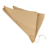 thumbnail of PAPSTAR 1000 Spitztüten, Pergament-Ersatz 32,5 cm x 23 cm x 23 cm braun Füllinhalt 250 g, fettdicht