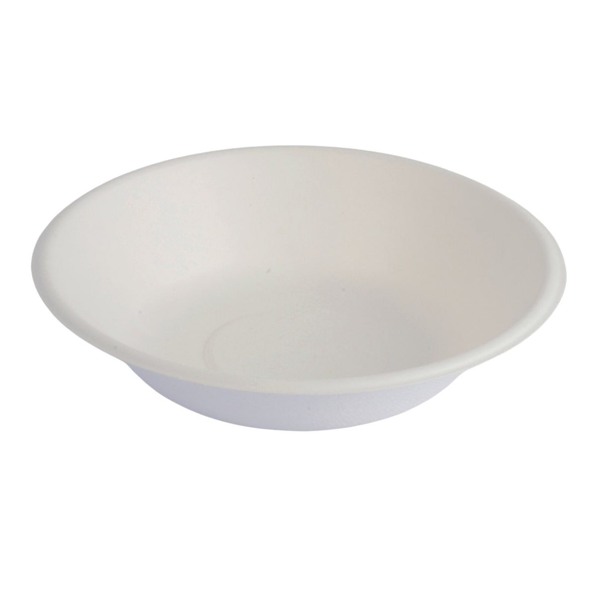 Zuckerrohr Schalen Bio Plastikersatz abbaubar Schüssel Suppenteller Einweggeschirr Ø 160 mm - 400 ml  500 Stück