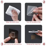 thumbnail of Intirilife Seifenschale 13 x 9 x 2 cm in Grau - Seifenhalterung für die Wand, mit Wasserspeicher, zum kleben, ohne bohren