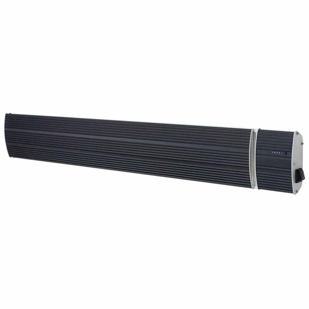Sined Heat Black Chauffage infrarouge céramique 1500W, sans émission de lumière, aluminium extrudé, revêtement céramique, télécommande.