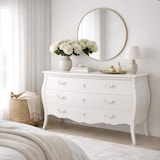 thumbnail of Commode longue 3 tiroirs Murano -  Blanc  Bois Amadeus 40.00x120.00 cm