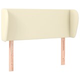 thumbnail of vidaXL Kopfteil mit Ohren Creme 83x23x78/88 cm Kunstleder