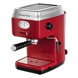 thumbnail of Russell Hobbs Siebträger Retro Espressomaschine Rot + 2 Tasseinsätzen + Wassertank+ Milchschaumdüse