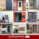thumbnail of AL Briefkastensysteme 12 Fächer Premium Wand Briefkasten Anlage in RAL 9007 Aluminium Grau, Post A4, robust, wetterfest, Artikelnummer: 132P12EA2P9007