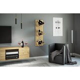 thumbnail of VCM Wandregal Vinosi Honig-Eiche H. 106 x B. 33 x T. 26 cm