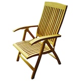 thumbnail of Premium Teak Gartenstuhl 5-fach verstellbar Gartenmöbel Stuhl Teakstuhl Elegant