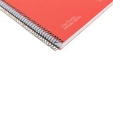 thumbnail of Caderno A4+ capa extra rígida 120H 80G quadriculado 5x5 microperfurado 5 faixas cor Navigator Vermelho