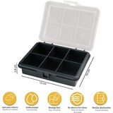 thumbnail of Organizador de plástico com 6 compartimentos L 120 x P 100 x A 28 mm