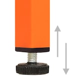 thumbnail of Mueble para TV de acero naranja 105x35x50 cm