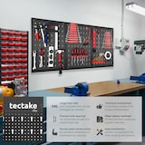 thumbnail of tectake Panneau perforé JONAH avec crochets et supports - Lot de 3 noir/rouge