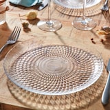 thumbnail of Luminarc Pampille Assiette à dîner en verre transparent 25 cm