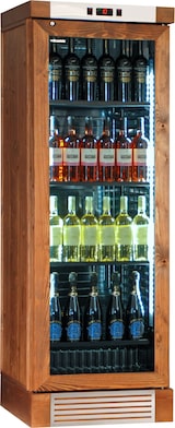 thumbnail of KLIMAITALIA Weinkühlschrank aus massiver Walnussasche. 126 Flaschen. LED. T° +16°/+10°/+5° ausgeschaltetem Ventilator +4°/+18° eingeschaltetem Ventila