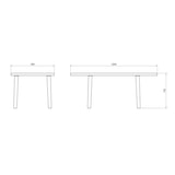thumbnail of garbar OLOT Table Ovale Extérieur 180x90 Blanc