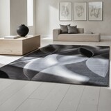 thumbnail of Teppich Schlafzimmer Wellenmuster Elegant Waschbar Strapazierfähig Wohnzimmer Esszimmer Schwarz 120x170 cm – INN von Kadima Design