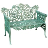 thumbnail of Biscottini Panchina Giardino - Panchina esterni Balcone 110x56x86 cm - Divano esterno giardino - Panchina in ghisa - Divanetto Giardino Liberty