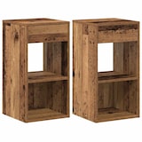 thumbnail of vidaXL Nachttische mit Schubladen 2 Stk. Altholz-Optik 35x34x66,5 cm