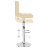 thumbnail of vidaXL Barhocker Creme Kunstleder