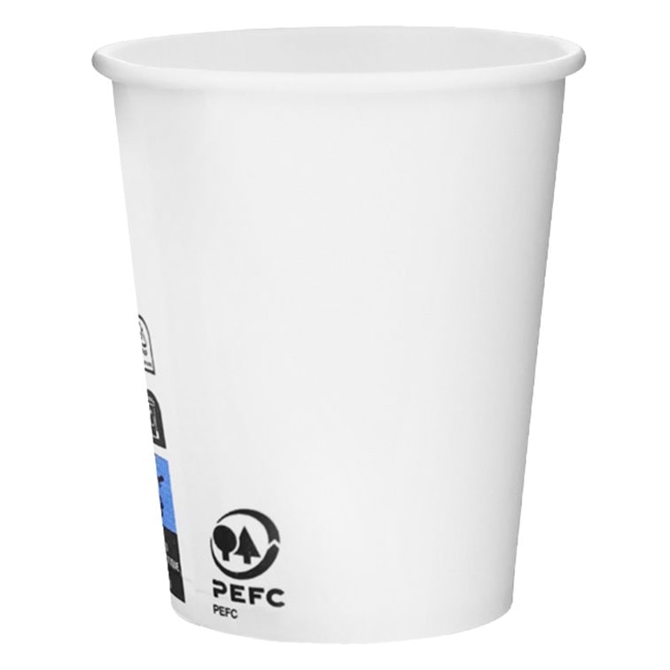 MONOUSO - Kaffeebecher To Go Karton Weiß 6Oz/180ml Ø7,0cm (3.000 Stück)