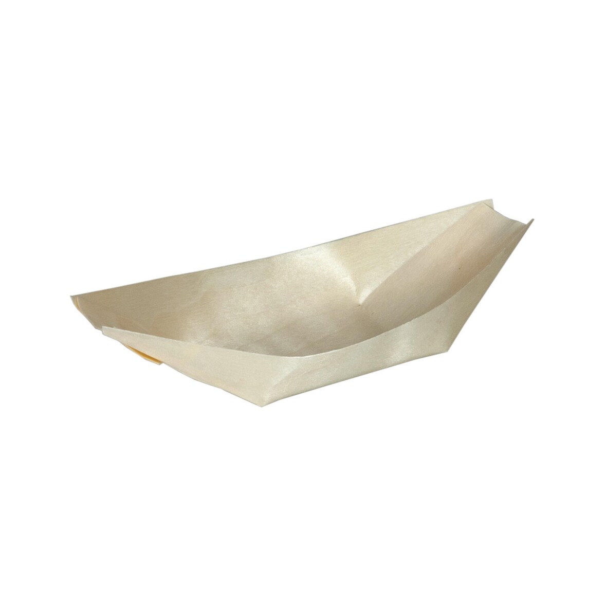 500x Fingerfood Schalen "Schiffchen" aus Holz 20cm