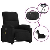 thumbnail of vidaXL Massagesessel Elektrisch Schwarz Mikrofasergewebe