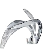 thumbnail of KLARWERK® NAVIS | Rubinetto Cascata Bagno Cromo Acciaio | per Lavabo Hotel | Miscelatore 2 Attacchi Design Premium Gastro Premium