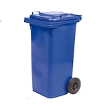 thumbnail of Bidone per raccolta differenziata con ruote 120Lt ICS -  Blue