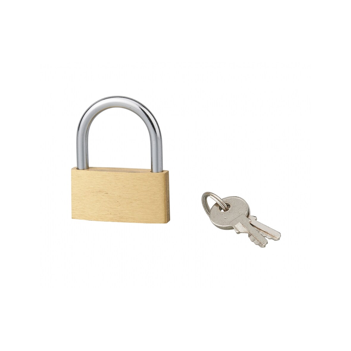 Cadenas BASIC à clé, base 40 mm, anse acier, 2 clés - SP