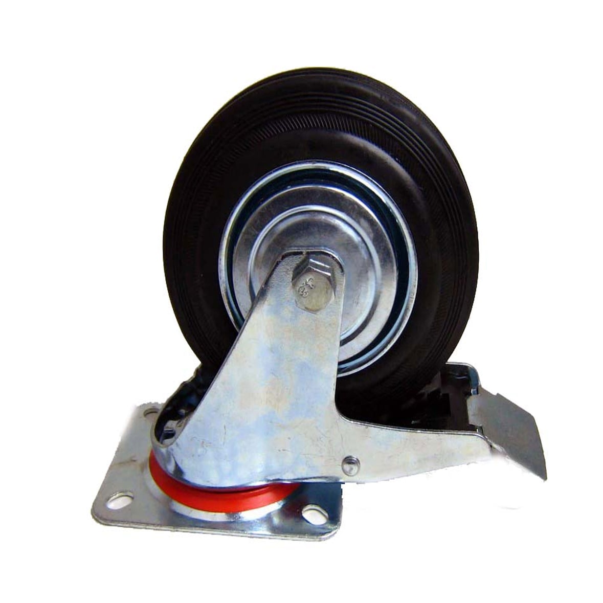 Transportrollen Möbelrolle Bockrolle Lenkrolle drehbar Bremse 160 mm 004772