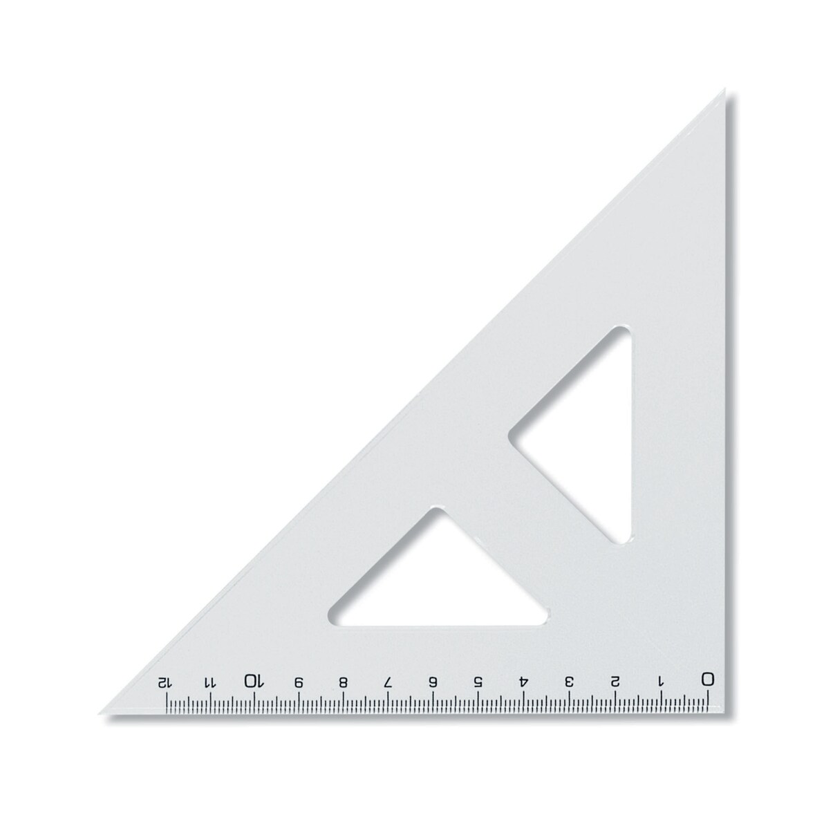 KOH Dreieck Plast 45° 12 cm Lineal transparent 1