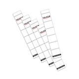 thumbnail of Falken 80039639 Ordner-Rückenschild, Etiketten 54 x 190 mm für Wechselfenster für 8 cm breite Ordner - Weiß