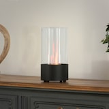 thumbnail of Moritz Ethanol Kamin Tischkamin I 30 x 15 x 15 cm schwarz I Tischfeuer rund I 300 ml Edelstahldose I Bioethanol Kamin I Bio Ethanol Kaminofen
