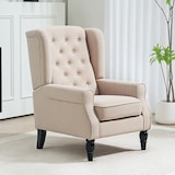 thumbnail of HOMCOM Poltrona per Salotto in Stile Francese con Cuscini Beige