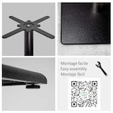 thumbnail of Restootab - Mesa 70x70cm - modelo Milan T nogueira laminada