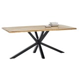 thumbnail of SIT Möbel Baumkante-Esstisch 180 cm aus Akazie | Platte 36 mm natur | Gestell Metall schwarz | B 180 x T 90 x H 78 cm | 15201-11 | Serie TABLES & CO