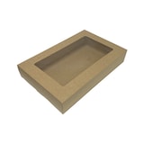 thumbnail of MONOUSO - Catering-Box Kraft-Kaft mit Fenster 41,9x26,7x7,1cm (50 Stück)