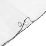 thumbnail of vidaXL Doorzichtig zeildoek met zeilringen 1x4 m polyethyleen