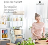 thumbnail of Brooklyn 30 Mini-Kühlschrank Glastür LED Ablage Weiß