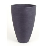thumbnail of Pflanzkübel Rillen Anthrazit Blumengefäß Garten Terrassentopf Balkonbox Kräuterkasten Grau