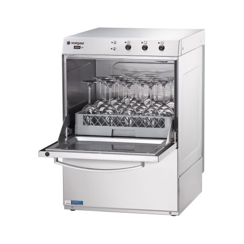 Lave-verres professionnel 40 x 40 - Avec pompe de vidange | Stalgast - 801401 - 230 V