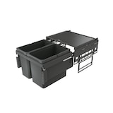 thumbnail of NABER Cox® Base 360 S/500-2 Abfallsystem Vollauszug, Anthrazit, 16 & 22 Liter