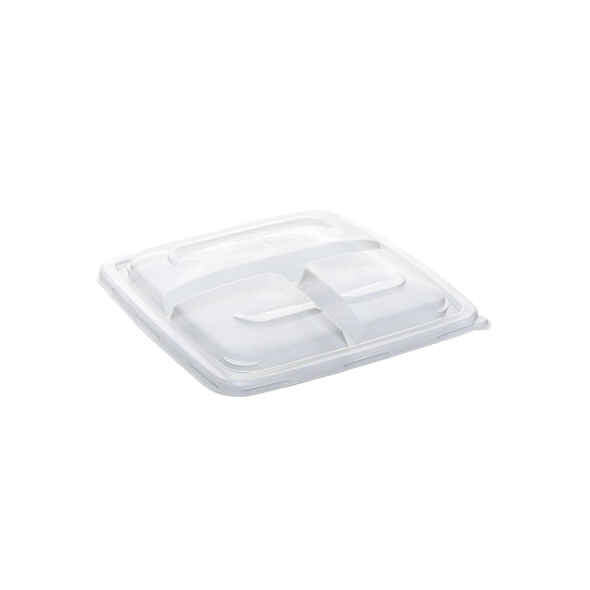 150x Deckel, PP, klar, 3-geteilt, 230x230mm