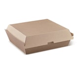 thumbnail of Take-away-Box - Behälter aus Wellpappe, braun, große Schachtel 178 x 160 x 75mm  150 Stück