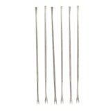 thumbnail of Lot de 6 fourchettes à crustacé en acier inoxydable 18,5 cm Fackelmann