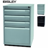 thumbnail of BISLEY Schubladenschrank Serie F abschließbar in silber Bürocontainer Schreibtischcontainer Akten Standcontainer