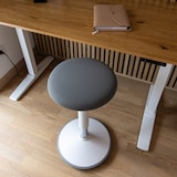 thumbnail of Stehhocker / Stehhilfe BALANCE SIT III W Stoff weiß / grau hjh OFFICE