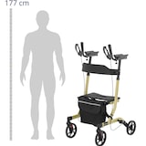 thumbnail of Uniprodo Andador - champagne - 136 kg - 1050 - 1150 mm